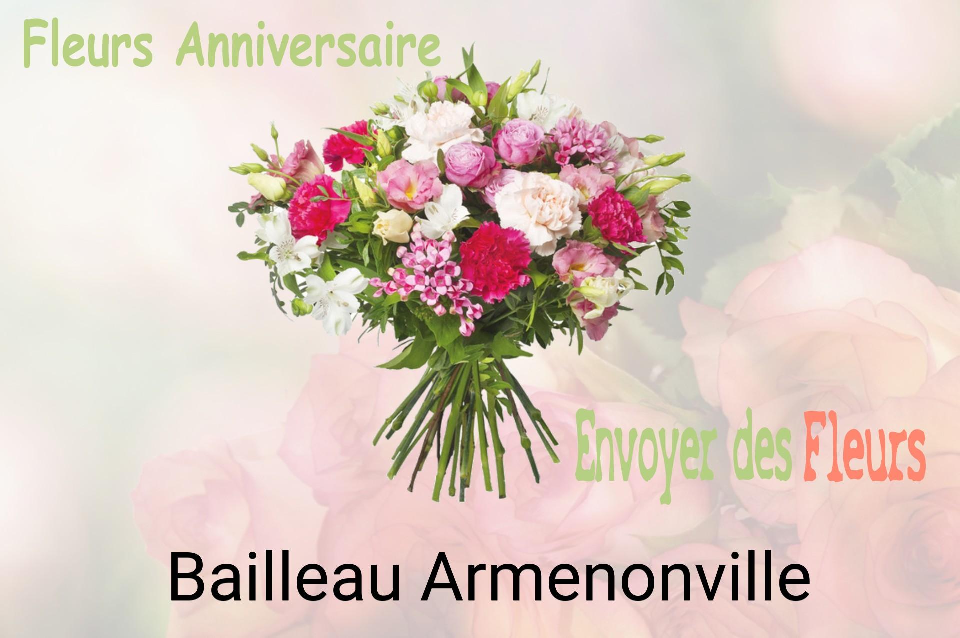 Bouquet de fleurs d’anniversaire livré à Bailleau-Armenonville