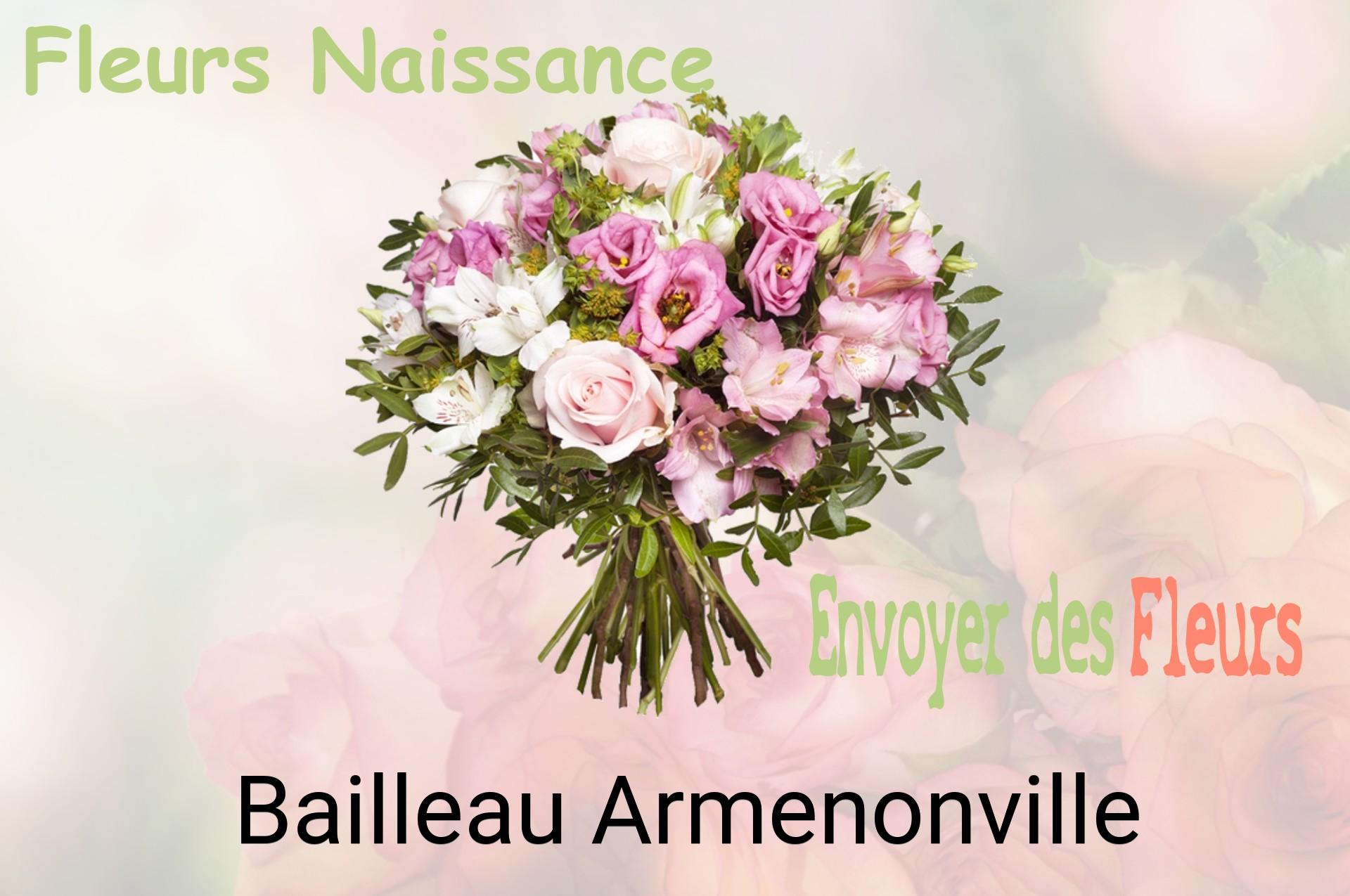 Bouquet de fleurs de naissance livré à Bailleau-Armenonville